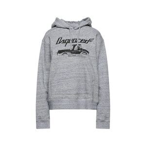 Dsquared² Cotton Crewneck Sweatshirt Women Gray Clothing